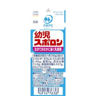 幼児スポロン 100gかける4 展開図